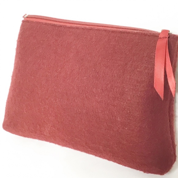 OU Legacy Bag Felt Clutch Zipper Top Sooners Unive - Picture 4 of 5